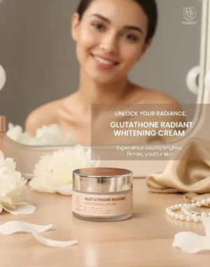 Glotathione skin brightening and whitening cream